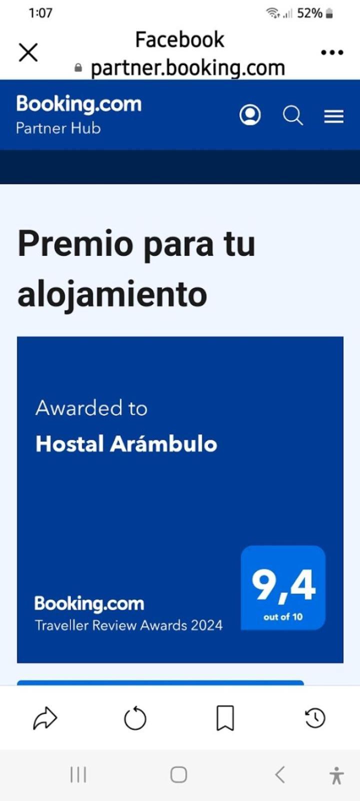 Hostal Arambulo Villavieja Eksteriør bilde